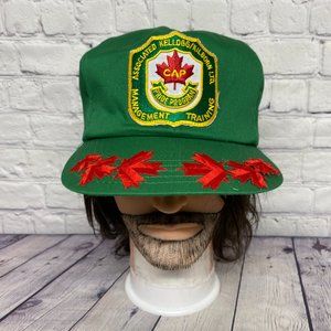 Vintage Hat Cap Snapback Green CAP Pride Program Associated Kellogg KILBORN Ltd.